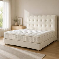 Matelas à ressorts ensachés Queen King Size, tufté à la main, matelas anti-pression en boîte, livraison facile pour la chambre à coucher