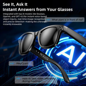 Lunettes intelligentes IA avec caméra HD 32MP, assistant vocal, <span class=keywords><strong>traduction</strong></span> IA et Q&<span class=keywords><strong>A</strong></span> interactifs – Lunettes connectées portables - Product Image 6
