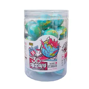 China Snacks Xiaojinlong 3d Cute Ball 9g Explosive Jelly Sandwich Weiche Süßigkeiten Spider Man Fußball Basketball Kreative Süßigkeiten