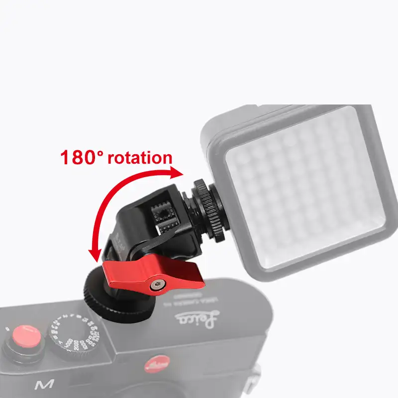 Hot Shoe Mount Adapter 1/4 "Screw Stand Holder For DJI Osmo DSLR Camera Flash Canon Sony Nikon Feelworld Accessories