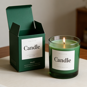 Wholesale Eco-Friendly <b>Recycled</b> Material Custom Design Handmade Reusable Biodegradable Rigid Candle Gift <b>Box</b> - Product Image 3