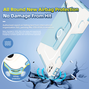 Copertura protettiva per Tablet con cavalletto in pelle PU antiurto con rotazione di 360 gradi per <span class=keywords><strong>ipad</strong></span> <span class=keywords><strong>pro</strong></span> <span class=keywords><strong>11</strong></span> <span class=keywords><strong>2018</strong></span> 2020 2021 2022 air4 air5 10.9 - Product Image 5