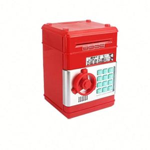 High Quality Plastic Large Capacity Automatic <b>Roll</b> Money Piggy Bank Children Creative Combination Lock Anti-Theft Alarm System - Product Image 5