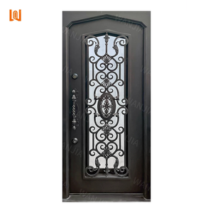 Puerta <span class=keywords><strong>de</strong></span> Entrada <span class=keywords><strong>de</strong></span> Hierro Forjado <span class=keywords><strong>de</strong></span> Diseño <span class=keywords><strong>de</strong></span> Lujo para Patio, Puerta <span class=keywords><strong>de</strong></span> Seguridad <span class=keywords><strong>de</strong></span> Hierro Forjado para Entrada Principal - Product Image 4
