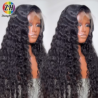 Perruque 30 pouces Raw Filipino Loose Deep Wave, Perruque 40 pouces bouclée Deep Wave Full Lace en cheveux humains, Perruque Lace Front 13x6 Ocean Wave – Fournisseur