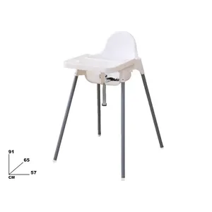 Silla alta Easy Net de 91 cm de altura con bandeja y cinturón de seguridad para bebés y niños pequeños - Product Image 1