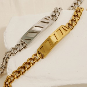 Wholesale Titanium Steel Denim Chain Bracelet for Men Minimalist Trendy Fashion Jewelry Fashion Bracelets &amp; <strong>Bangles</strong> - Product Image 1