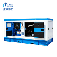 Groupe électrogène diesel triphasé silencieux sur remorque, refroidi par eau, démarrage automatique, démarrage à distance, 1800 tr/min, 50/60Hz, 60KVA-100KVA, ATS, neuf