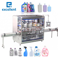 Machine de remplissage à piston à servomoteur haute précision pour cosmétiques, shampoings, gels douche, confitures, ligne de mise en bouteille et de bouchage