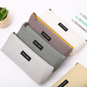 Canvas student pencil box simple office pencil case pop it pencil case