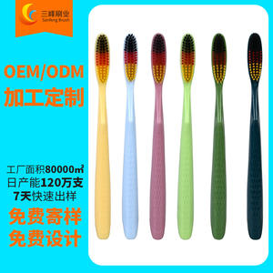 Brosse à dents de luxe en forme de U, poils doux, taille adulte, usage domestique, couleur personnalisable, poils en nylon - Product Image 4