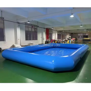 Piscine gonflable en PVC durable directe d'usine avec auvent grand étang de pêche et de poissons pour les enfants plaisir et détente en plein air - Product Image 4