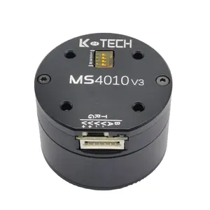 MS4010V3(RMD-S-4010) ความเร็วต่ำเรียบผ่านแหวนลื่น DC มอเตอร์เซอร์โวสำหรับเลเซอร์ Lidar Gimbal มือถือ