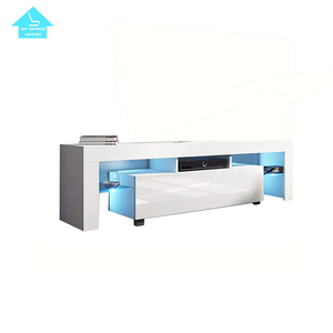 Design moderno legno <span class=keywords><strong>TV</strong></span> Stand per <span class=keywords><strong>TV</strong></span> fino a 60 nuovo semplice soggiorno mobili in legno Wardrobs per sala da pranzo e uso domestico - Product Image 1