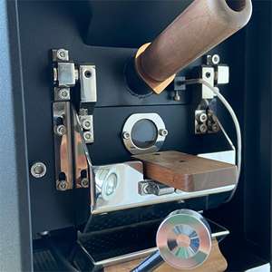 Machine à torréfier le café électrique Santoker 200g en acier inoxydable, mini torréfacteur domestique à feu direct - Product Image 4