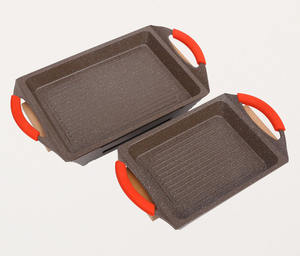 Piastra in lega di alluminio piastra <span class=keywords><strong>per</strong></span> pesce piatto <span class=keywords><strong>per</strong></span> interni teglia facile da pulire fornello <span class=keywords><strong>per</strong></span> barbecue <span class=keywords><strong>per</strong></span> ristorante - Product Image 5