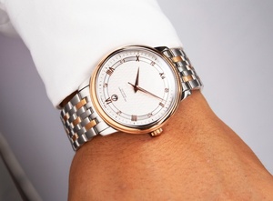 Reloj de Lujo Avanzado con Movimiento Mecánico Automático, Espejo de Zafiro, Correa de Acero Inoxidable y Marcadores de Hora con Diamantes para Omegaes - Product Image 6