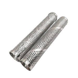 304 thép không gỉ Hàn xoắn ốc kim loại đục lỗ ống lọc lưới cho các ứng dụng khác nhau - Product Image 1