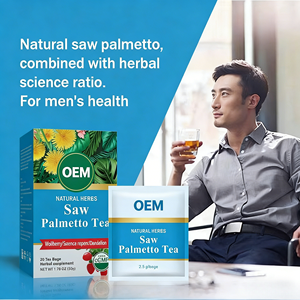Tisane de Palmier Nain OEM pour Hommes – Soutient la Santé de la Prostate et Urinaire – Certifiée GMP – 20 Sachets de Thé de 2,5g Chacun – Boîte de 50g - Product Image 6