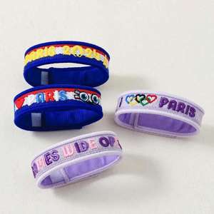 Bracelet d'amitié ajustable tressé avec pompon, commémoratif pour événements sportifs, matchs de football, jeux de basketball, bracelet de sport - Product Image 1