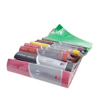 Protège-documents en plastique transparent format A4, imperméables, 40 pochettes, pour bureau, école, affichage de documents et papiers