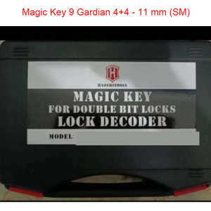 Herramientas Mágicas Haoshi # 9 <span class=keywords><strong>Gardian</strong></span> 4+4 - 11 mm (SM) Juego de Herramientas de Apertura de Cerraduras con Decodificador de Llaves Maestras para Cerrajeros - Product Image 5