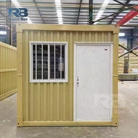 Maison mobile modulaire préfabriquée économique Rapid Box de 20 pieds, 2 à 3 chambres, maison préfabriquée pliable, maison préfabriquée en conteneur pliable