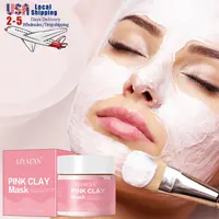 Mudmask Deoxyfying Porie Reiniging Gezicht Whitening Vegan Organische Kaolien Claymask Rose Roze Klei Masker
