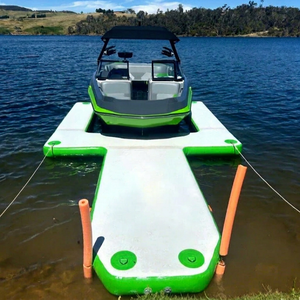 Plataforma Flotante Inflable Personalizada DWF en Forma de Y, Pontón de Amarre, Boya de PVC para Estacionamiento de Embarcaciones en Lagos y Yates - Product Image 1