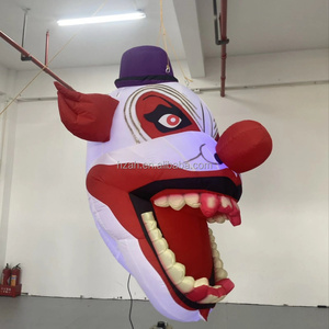 Modelo Inflable Gigante de Payaso Colgante para Halloween, Decoración Realista de Diablo para Eventos y Promoción de Actividades - Product Image 3