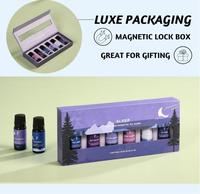 Coffret cadeau d'aromathérapie personnalisé à marque privée, huile essentielle pure 100% naturelle, lavande et tea tree, 10 ml, durée de conservation de 3 ans
