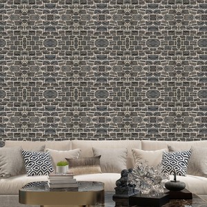 Tùy Chỉnh Trang Trí Nhà Đá Bóng Nhãn Dán Cuộn Cuộn Giấy Tường Gạch Nền Pvc Tapiz Adesivo Papel De Parede - Product Image 5