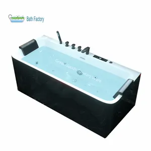 Neues Design Beliebte freistehende Massage Großraum Whirlpool Massage Badewanne Anbieter zum Verkauf
