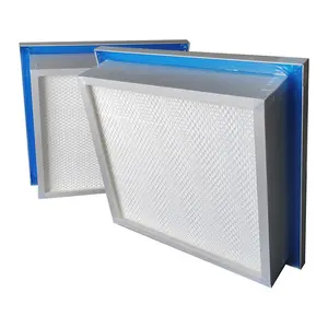 Venda imperdível filtro de alta eficiência fornecimento de fábrica h11 h12 h13 h14 u15 gel de vedação filtro hepa para sala limpa filtro de pilha