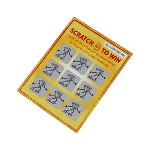 Offre Spéciale : Impression Personnalisée de Cartes de Loterie à Gratter avec Panneau de Grattage Coloré - Product Image 5