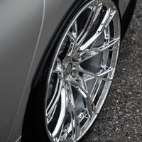 Velg Tempa Custom Polished Deep Concave 17 18 19 20 21 22 Inch 5x114.3 5x120 untuk Tesla Model 3 Model Y BMW M3 M4 Audi