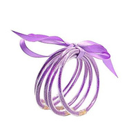 Bracelets en silicone souple scintillants avec nœud doré pour femme, bijoux empilables tendance, cadeau de fête, marque privée sous licence
