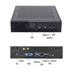 Mini PC de bajo precio con procesador Intel i3-5005U, computadora de escritorio para oficina, X86 Linux, mSATA SSD, <span class=keywords><strong>RAM</strong></span> DDR3, PC compacto. - Product Image 3