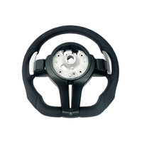 Volant sport en forme de D M Sport avec cuir et alliage aluminium-magnésium 3 branches pour les séries F32 M3/M6