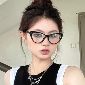 Montures de lunettes rétro œil de chat pour femmes, anti-lumière bleue, design léger - Product Image 3