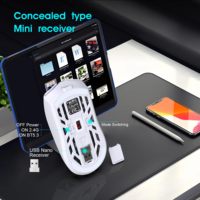 Pabrik Mouse OEM Grosir Mouse Nirkabel Tri Mode Koneksi +2.4G untuk Kantor dan Gaming