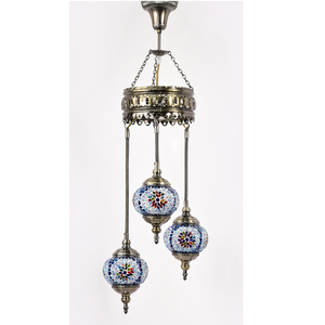 Lámpara de <span class=keywords><strong>Techo</strong></span> Colgante de Mosaico Marroquí Turco Vintage de Marrakech con 3/5/7 Globos - Product Image 6