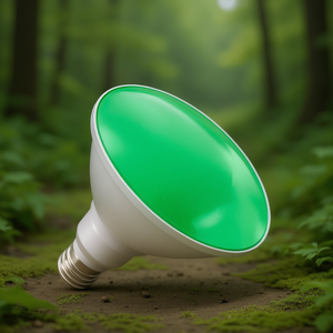 Lámpara LED Verde de 15W, Bombilla Par38 para Iluminación Interior - Product Image 3