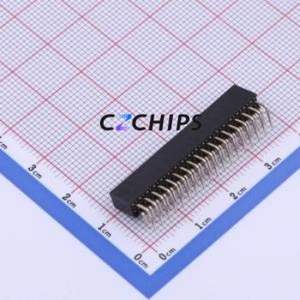 PM200-2-18-W-4.3 Pin Socket Bent Lead Through Hole,P=2mm Connector ( Jack Structure: 2x18P )( Pitch: 2mm )( Row Spacing: 2mm ) - Product Image 2