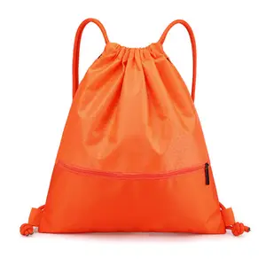 420D防水涤纶尼龙批发背包袋促销定制涤纶拉绳袋