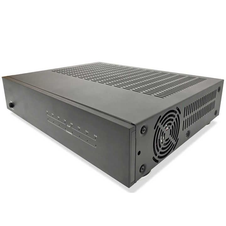 8 Multi-Zone Stereo Amplifier with 19 Rack Mount Powerful 2400 Watts ...