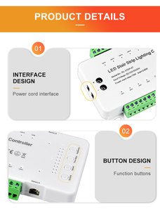 Controlador de sensor de luz de 16 Pasos, interruptor de sensor de movimiento PIR, Encendido automático, Control de sistema de iluminación para escaleras interiores de casa - Product Image 6