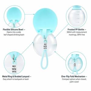 Botella de Agua Plegable de Silicona y PP Ligera para Mascotas, Botella Portátil para Perros y Cachorros para Actividades de Senderismo, Éxito en TikTok - Product Image 3