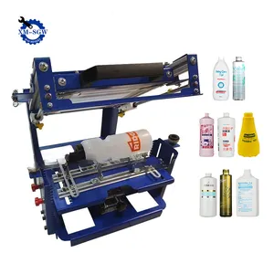 Hot Sale Manual Pen/Cup/Mug/Bottle Easy to Operate Single Color Cylinder Curved Silk Screen Printing Machine