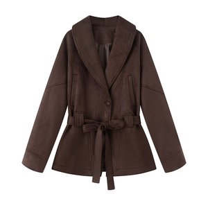 Nueva Colección Otoño/Invierno de Ropa para Mujer - Cintura Definida, Cuello Sofisticado, Moda Elegante - Product Image 1